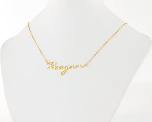 Dainty Personalized Name Necklace, Stainless Steel Necklace