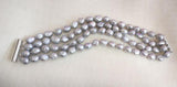 Gray Baroque Pearl Bracelet 10mm Freshwater Pearl