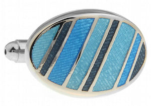 Sunnylink Multicolor Oval Cufflinks for Shirt L1371