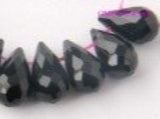 OMH 100pcs 8x13mm 8 colors Water droplets glass crystal beads