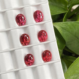 Ruihe Padparadscha Oval Lab Grown Sapphire Loose Stone