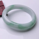 Natural Burmese Jadeite Light Green 54-64mm Bracelet