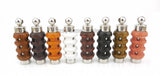 Wood Aroma Pendant 316L Stainless Steel Vial For Essential Oil