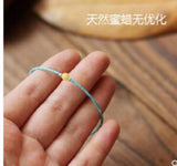 Natural Turquoise Bracelet Sterling Silver Beeswax Sky Fine Style
