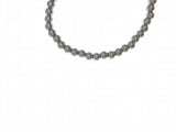 Stainless Steel Beads Bracelet with CZ Bar for Women