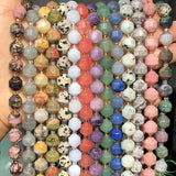 Faceted Aquamarines Tourmaline Agates Jades Amazonite Loose Beads