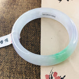 Natural Jadeite Bracelet Ice Bottom Purple Green 54-62mm