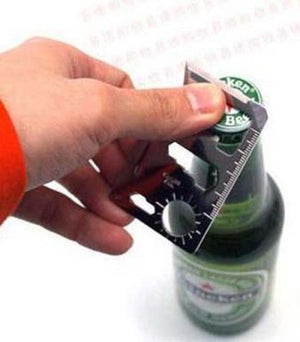 10PCS 11-in-1 Stainless Steel Card Tool Pocket Knife
