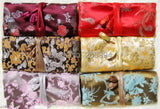 Chinese Wind Silk Brocade Travel Roll Bag Embroidery Jewelry Bag