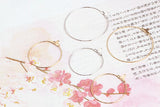 Plated Circle Loop Ring Eardrop Pendant Jewelry Finding 10pcs