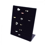 Velvet Earrings Display Stand Holder Showcase Ring Holder Organizer
