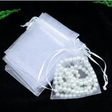 100pcs 5x7cm Small Organza Bags Wedding Party Christmas Gift Bag