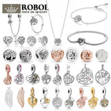 925 Silver Tree of Life Bead Bracelet, Female Jewelry