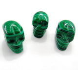 8pcs Natural Stone Skull Pendant for DIY Jewelry Making Necklace