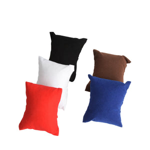 10pcs Jewelry Organizer Bracelet Bangle Pillow Display Holder 5 Colors 8x9cm