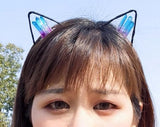 Crystal Witch Crown Cat Ears Hair Accessor...