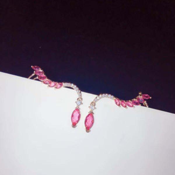 Graceful Water Drop Ear Cuff Clip Earrings E765