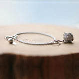925 Sterling Silver Lucky Bell Bracelet Minimalis Jewelry
