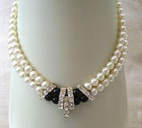 Akoya Pearl Necklace Sterling Silver Cherry Pendant