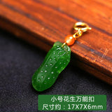 HETIAN Jade green loose beads pendant flower/fish/buddha for DIY jewelry