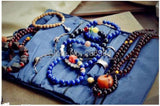 Chinese Wind Silk Brocade Travel Roll Bag Embroidery Jewelry Bag