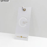PK017 Shape Tag Hang Tag Printing Foil Hang Tag Kids Labels Clothes