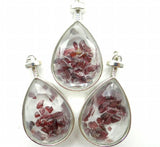 Natural Stone Tiger Eye Quartz Crystal Turquoises Irregular Gravel Stone Pendant