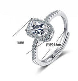 Radiant Cut 4ct Simulated Diamond cz Ring 925 Sterling Silver