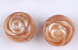 10-11mm Carved Freshwater Rose Pearl Beads for DIY Jewelry Making