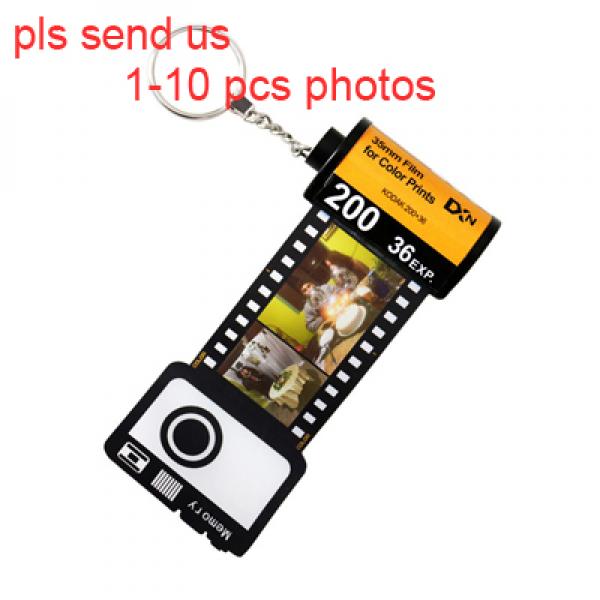 Photo Film Roll Keychain Personalized Keyring