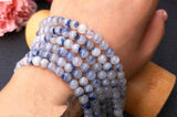 Hair Crystal Round Beads 6mm 15inch DIY Jewelry Making Loose Beads Gemstone