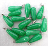 Natural Stone Quartz Crystal Aventurine Pendant 50pc