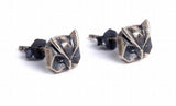 Vintage 925 Sterling Silver Owl Ear Studs