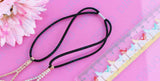 Crystal Rhinestone Heart Hair Elastic Hairband Headwear