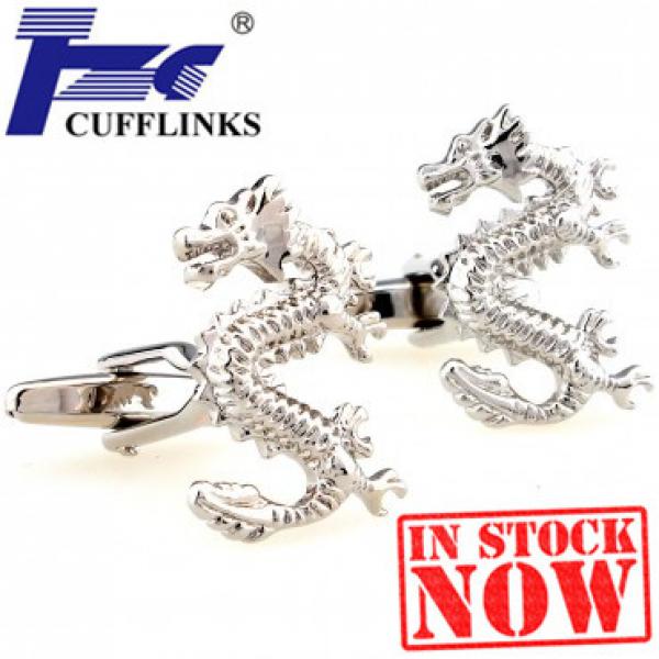 Silver Dragon Cufflink Cuff Link 2 Pairs