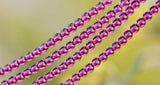 5A Rhodolite Garnet Beads 3.5-4.8mm Rose Red Smooth Round 15 Inch Strand