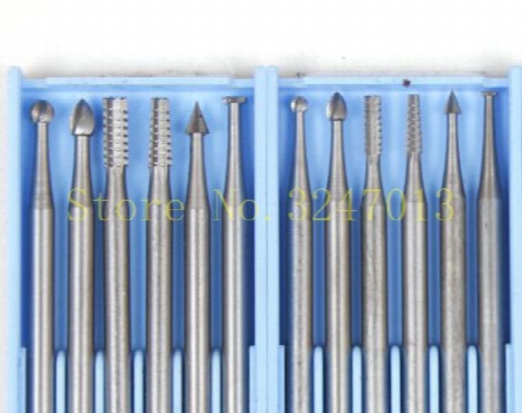 6PCS Rotary Tools Carving Burs Jewelry Setting Tools