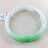 Zheru Jewelry Natural Jadeite Bracelet Elegant Spring 52-61mm Gift