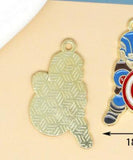 60 Pcs Metal Charm Pendants for Jewelry Making