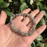 Labradorite Bracelet Diamond Shape Faceted Beads Healing Stone Jewelry