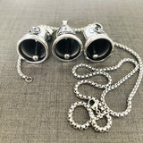 Tinkle Bell Necklace Stainless Steel Vikings Pendant