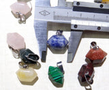 Natural stone Quartz Crystal Opal Turquoises aventurine tiger eye beads pendant