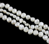 Men's Freshwater Pearl Bracelet with Natural Pearl Clasp
