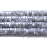 180pcs 6mm Round Natural Shell Spacer Beads Heishi Disk Jewelry Beads