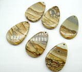 Natural Stone Quartz Crystal Turquoises Pendant for DIY Necklace