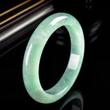 Natural Burmese Jade Light Green Bracelet Princess Jewelry Gift