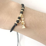 Adjustable Colorful Alloy Stone Reaper Bracelet