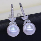 S925 Sterling Silver Pearl Earrings DIY Accessories