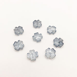 50Pcs 12mm Glass Beads & Crystal Cross Pendant Set for DIY Earrings Necklace