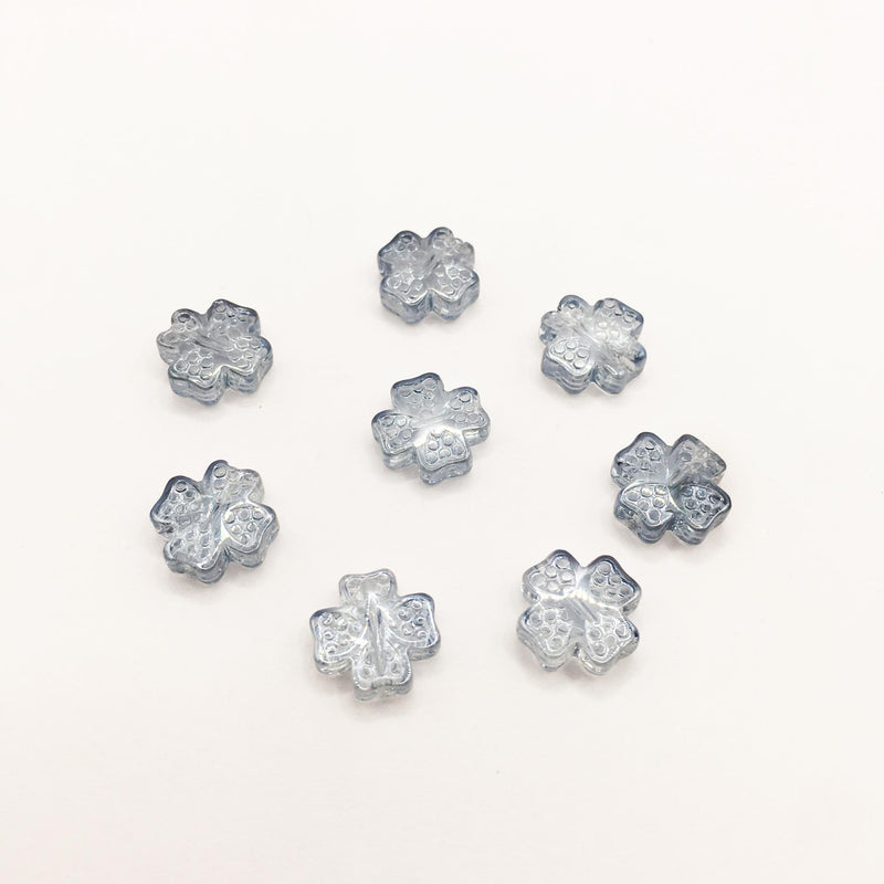 50Pcs 12mm Glass Beads & Crystal Cross Pendant Set for DIY Earrings Necklace
